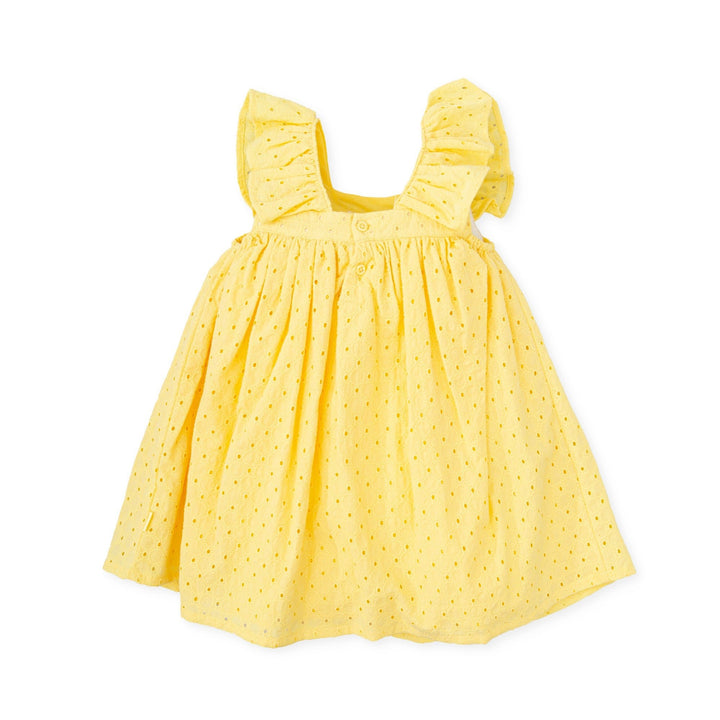 Capoeira WOVEN DRESS - YELLOW - Be Chic