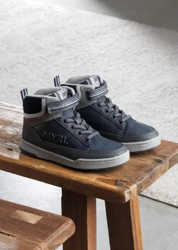 City bootie for boy - Navy - Be Chic