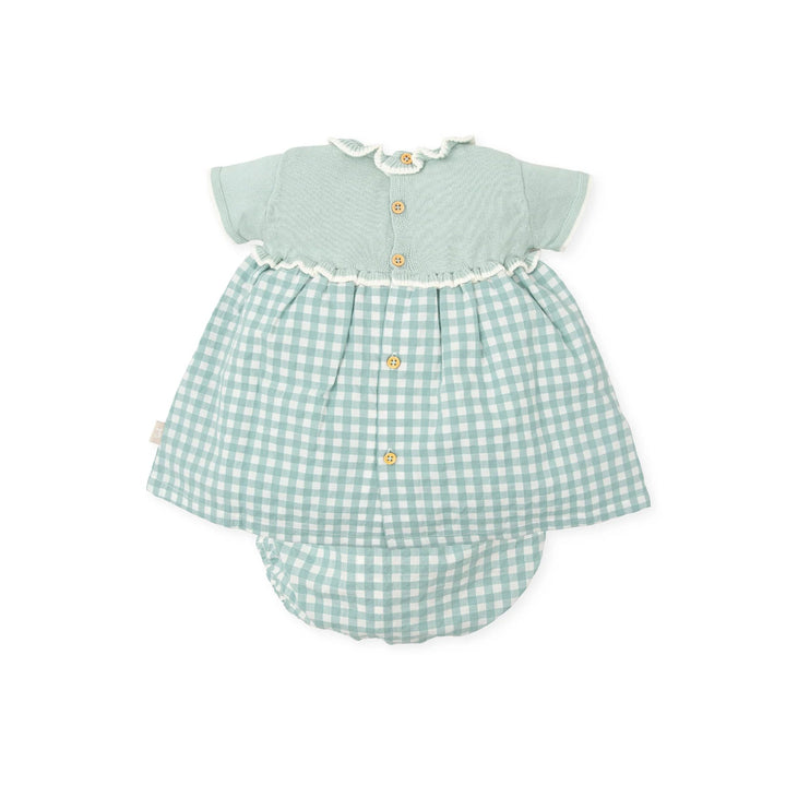 COMETA SEA GREEN DRESS WITH BRIEFS - Be Chic