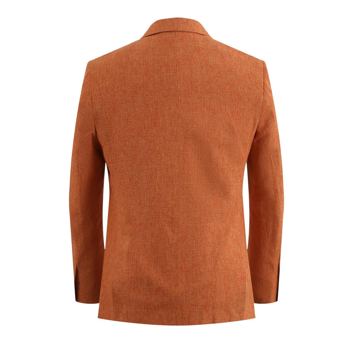 Coral Orange Textured Men's Blazer – 1 Best Selling Men's Blazer in Canada - Be Chic