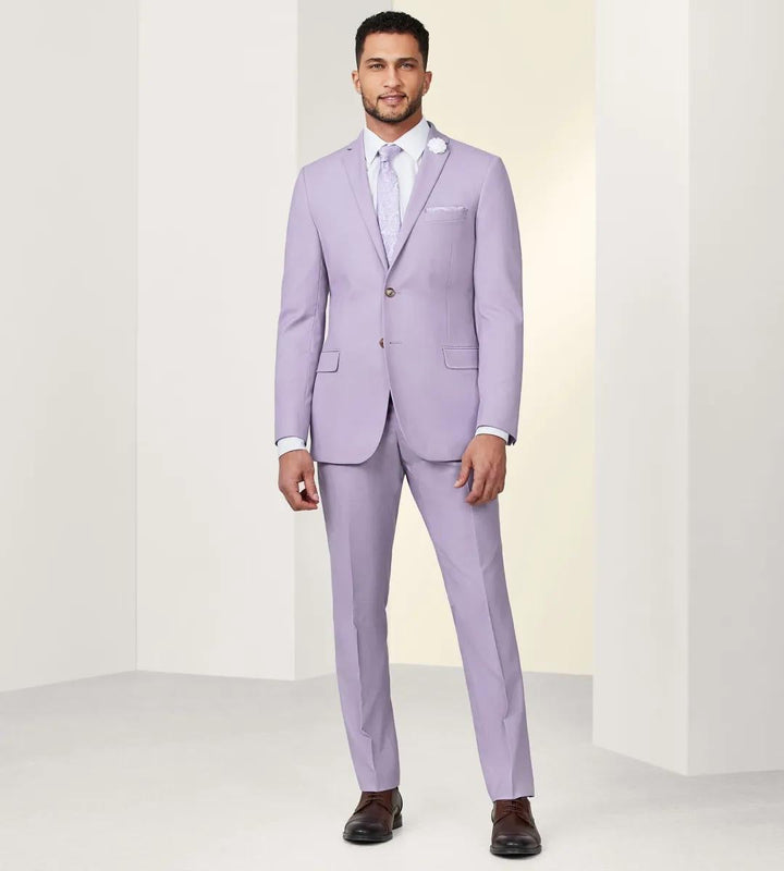 Mens Lavender 6 Piece Suit - Perfect for Prom and other Formal Events. Prince Kyle