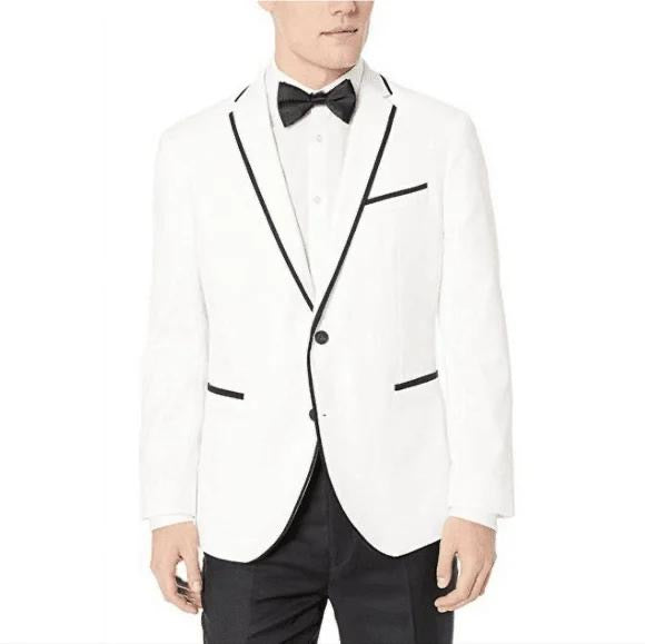 Mens White 6 Piece Tuxedo - Perfect for Prom and other Formal Events. Prince Kyle