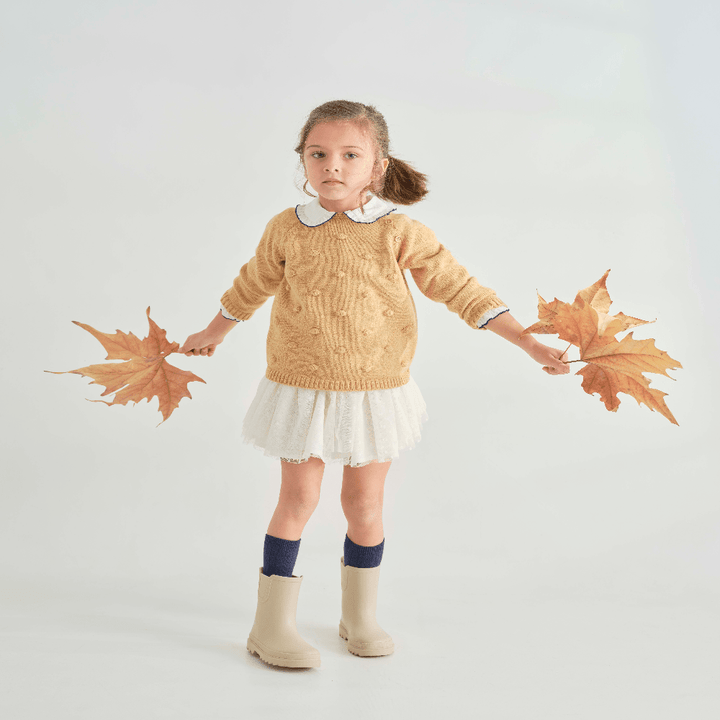 Girl E.Ldta. Pop Jumper - Mustard - Be Chic