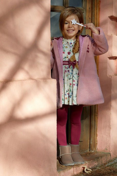 Girl Ikebana Coat - Petal - Be Chic