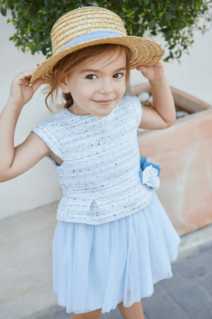 Girl Tiffany Dress - Ceramic - Be Chic