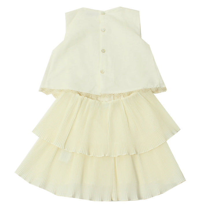 Girls Dress - Crème - Be Chic