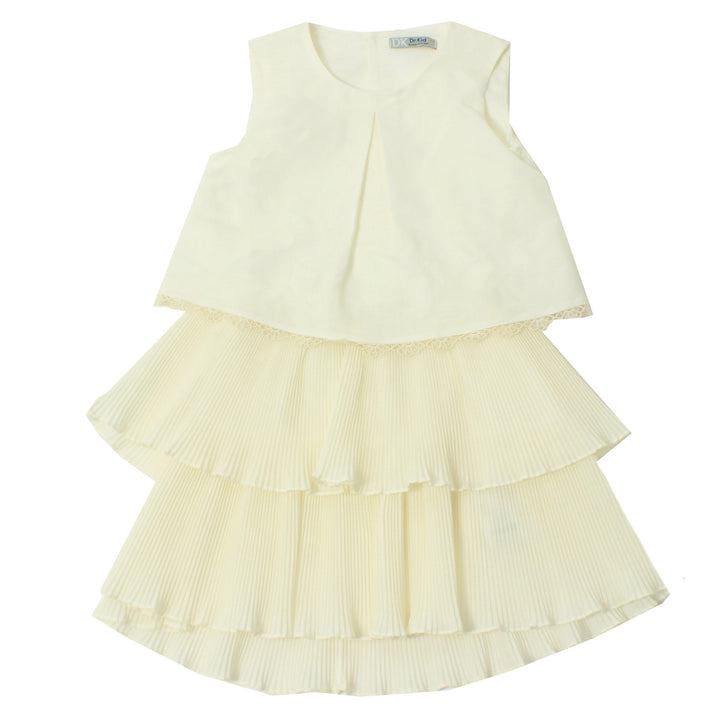 Girls Dress - Crème - Be Chic
