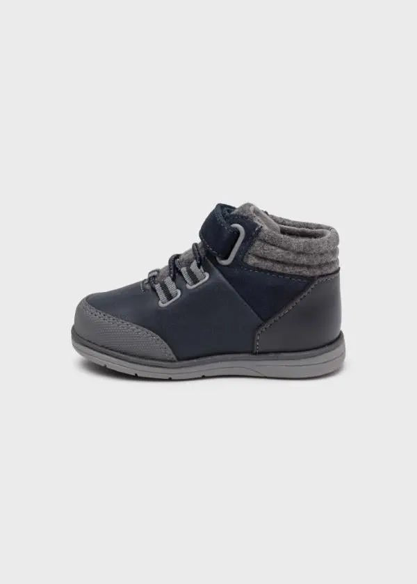 Hiker boots for baby boy - Navy - Be Chic