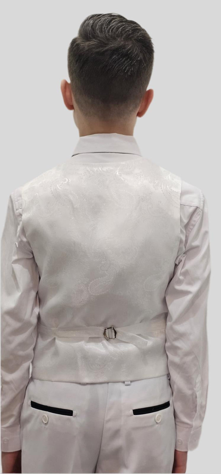 Bechic Halifax Kids’  White Suit – Premium Italian Handmade Quality, Best Selling in Canada Be Chic