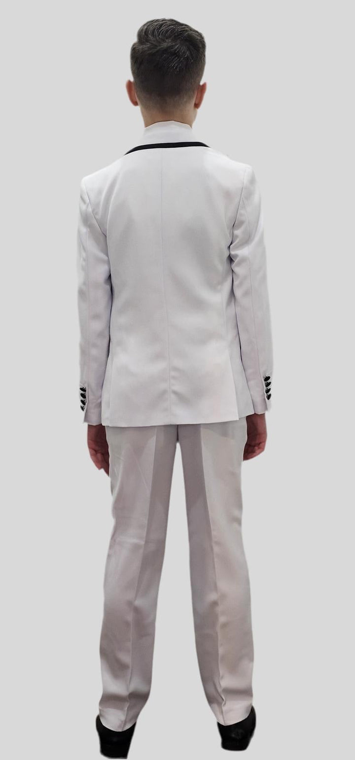 Bechic Halifax Kids’  White Suit – Premium Italian Handmade Quality, Best Selling in Canada Be Chic