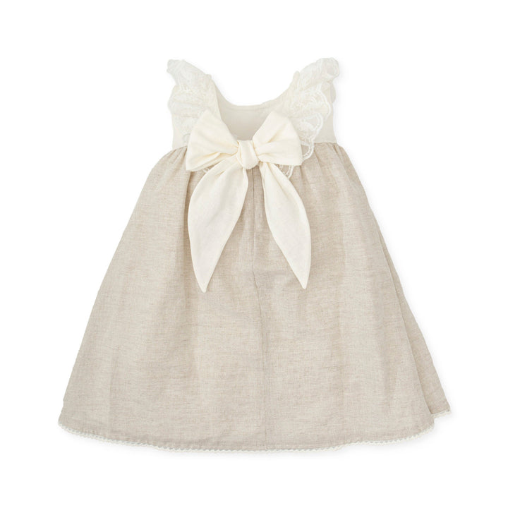 Kendo WOVEN DRESS - SAND - Be Chic