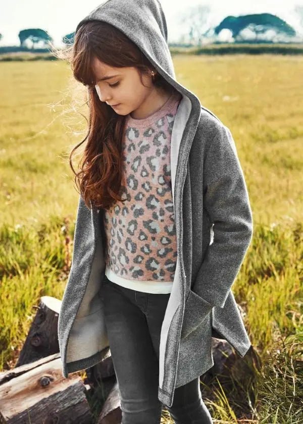 Leopard print sweater for teen girl - Makeup - Be Chic