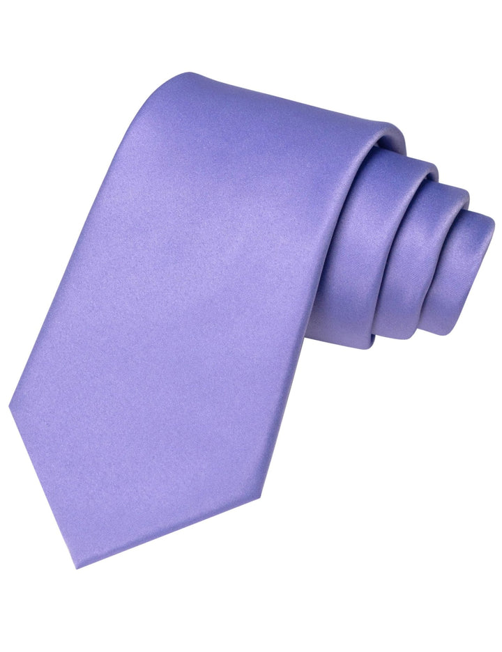 Light Purple Tie and Pocket Square Set for Men - Be Chic