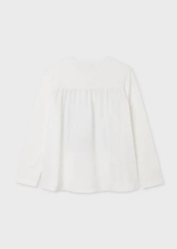 L/s t-shirt for teen girl - Natural - Be Chic