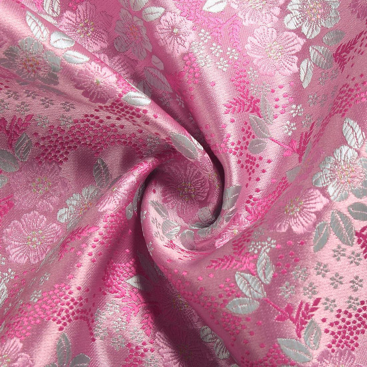 Pink Floral Men's Tie - Pocket Square & Cufflinks - Be Chic
