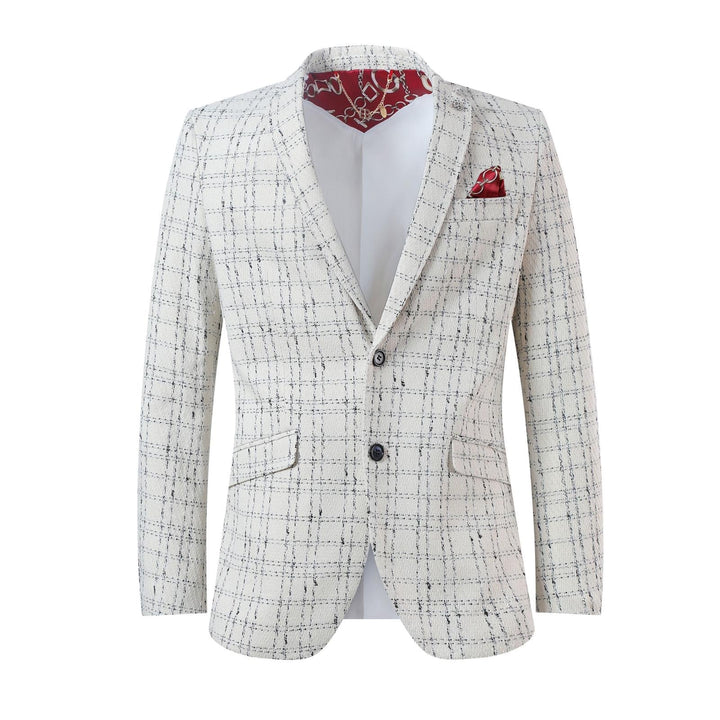 Powder White Men's Blazer – 1 Best Selling Men's Blazer in Canada - Be Chic