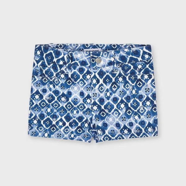 Printed Twill Short Pant for Girl Ink - Be Chic