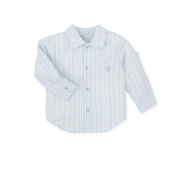 REMO SKY BLUE SHIRT - Be Chic