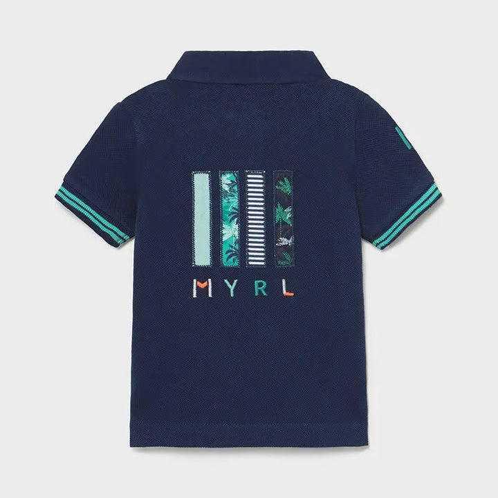 S/s Polo for Baby Boy Blue Mayoral