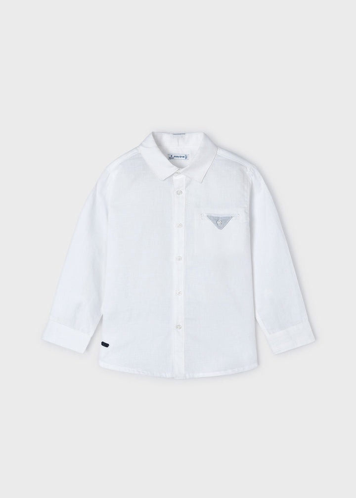 S/s buttondown shirt for boy- Mayoral kids clothing - Summer collection