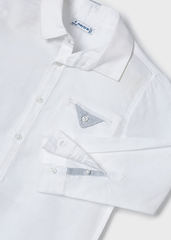 S/s buttondown shirt for boy- Mayoral kids clothing - Summer collection