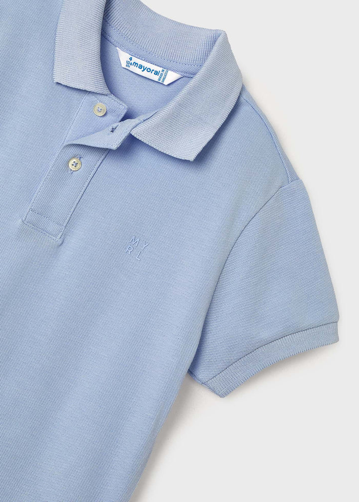 Basic s/s polo for boy- Mayoral kids clothing - Summer collection