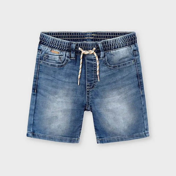 Soft Demin Jogger Shorts for Boy Light - Be Chic