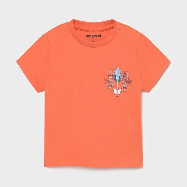 S/s T-shirt for Baby Boy Apricot - Be Chic