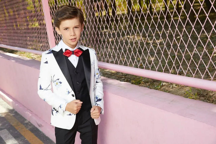 Suit for Boys: 6 Pieces Set black & White 🪡 🧵Proudly made in Canada 🇨🇦 - Be Chic