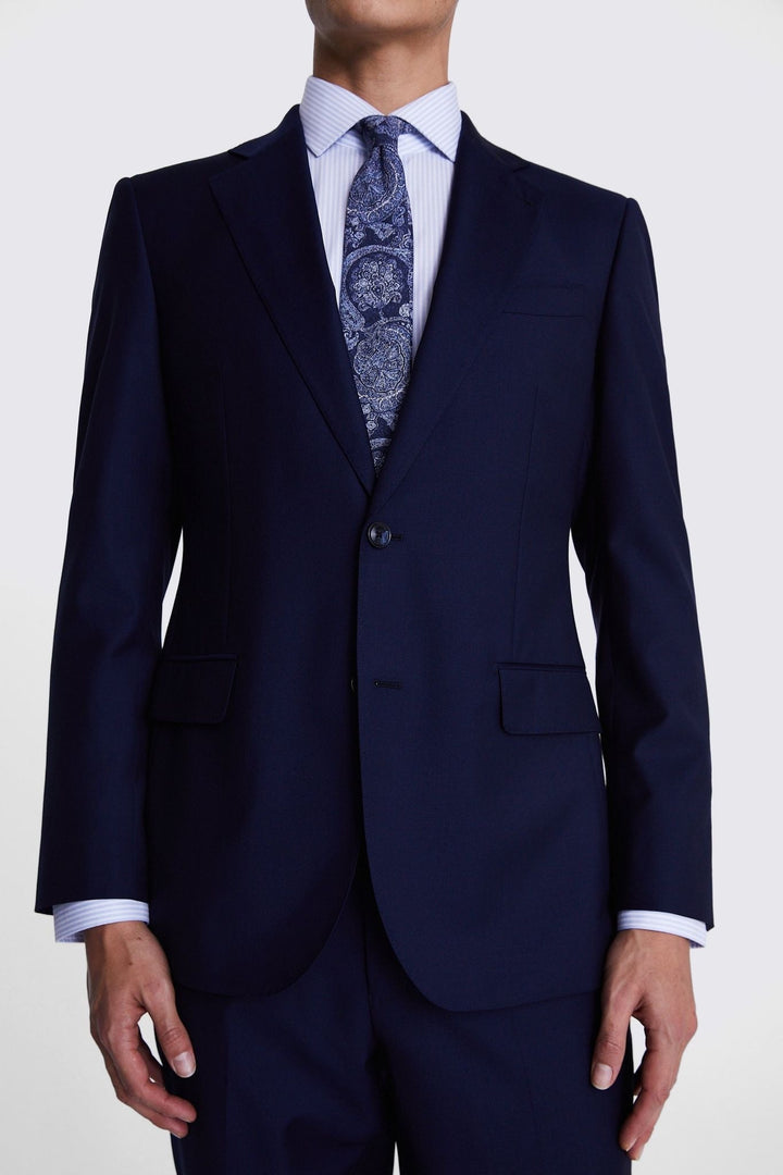 Tailored Fit Navy Twill Suit - Perfect for Prom and other Formal Events. - Be Chic