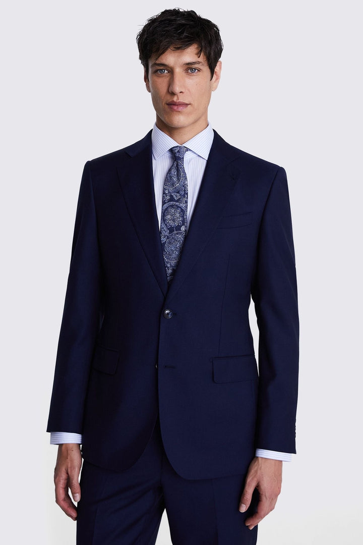 Tailored Fit Navy Twill Suit - Perfect for Prom and other Formal Events. - Be Chic