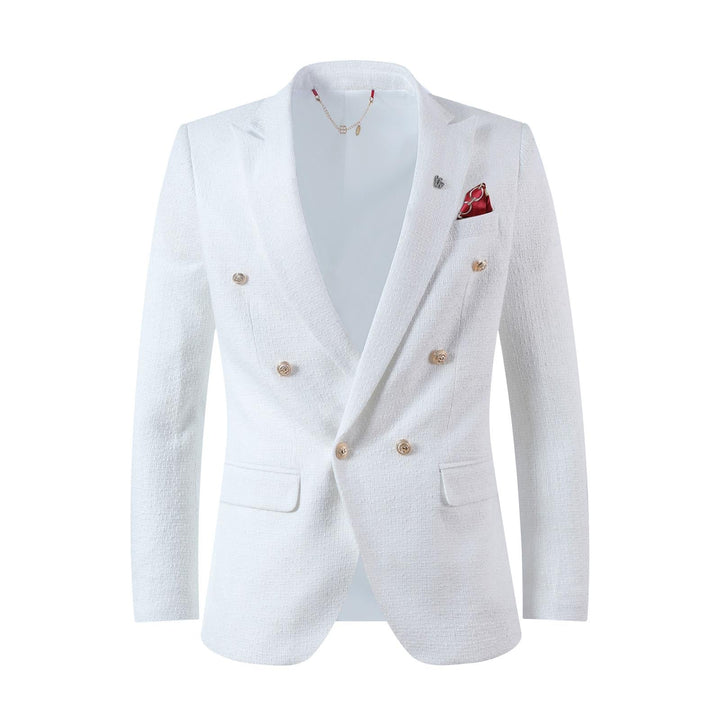 White Classic Tailored Men's Blazer – 1 Best Selling Men's Blazer in Canada - Be Chic