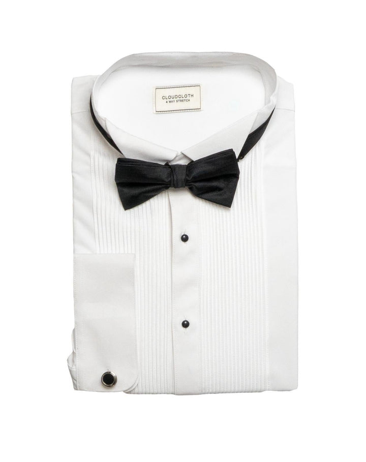 White Men's Slim Fit Button - Down Shirt – Casual & Formal Wear, Stylish & Comfortable - Be Chic