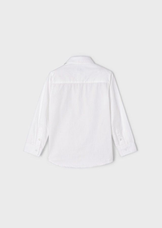 Basic l/s shirt for boy - White Mayoral