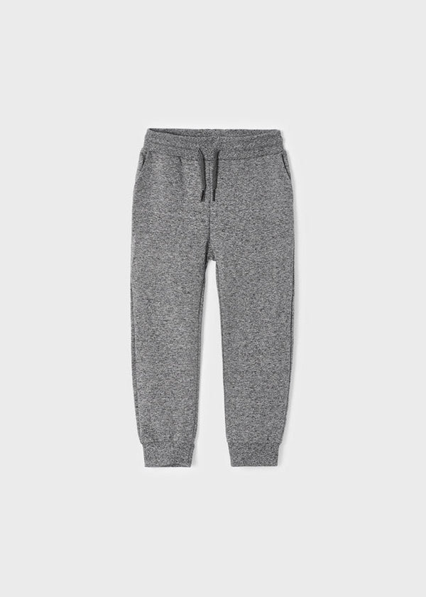 Basic cuffed fleece trousers for boy - FOSSIL Mayoral