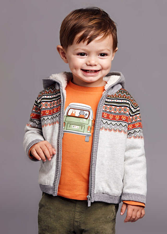 L/s shirt for baby boy - Carrot Mayoral