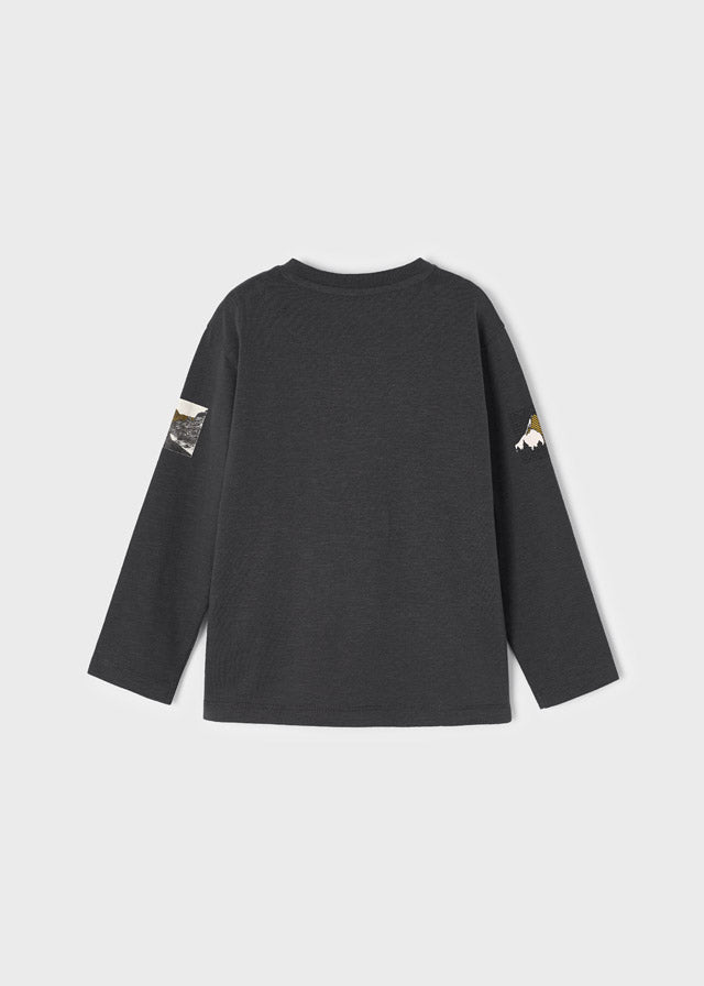 L/s shirt for boy - Carbon Mayoral