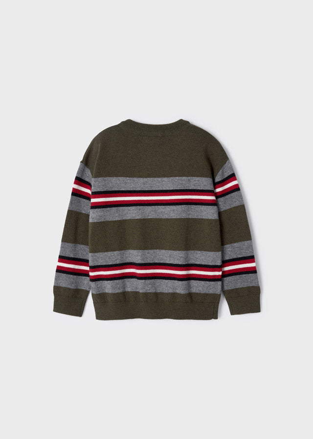 Stripes jumper for boy - Forest Mayoral