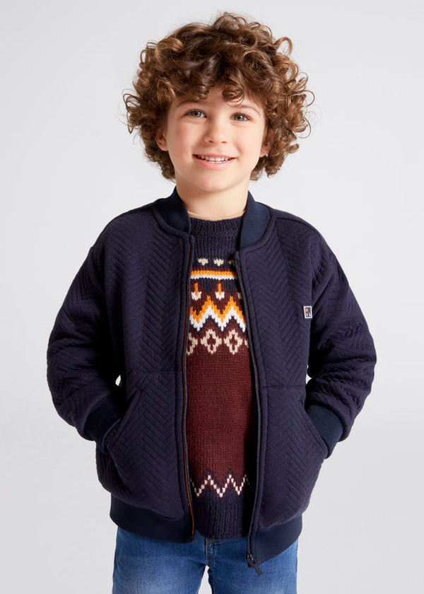 Bomber jacket for boy - Navy Mayoral