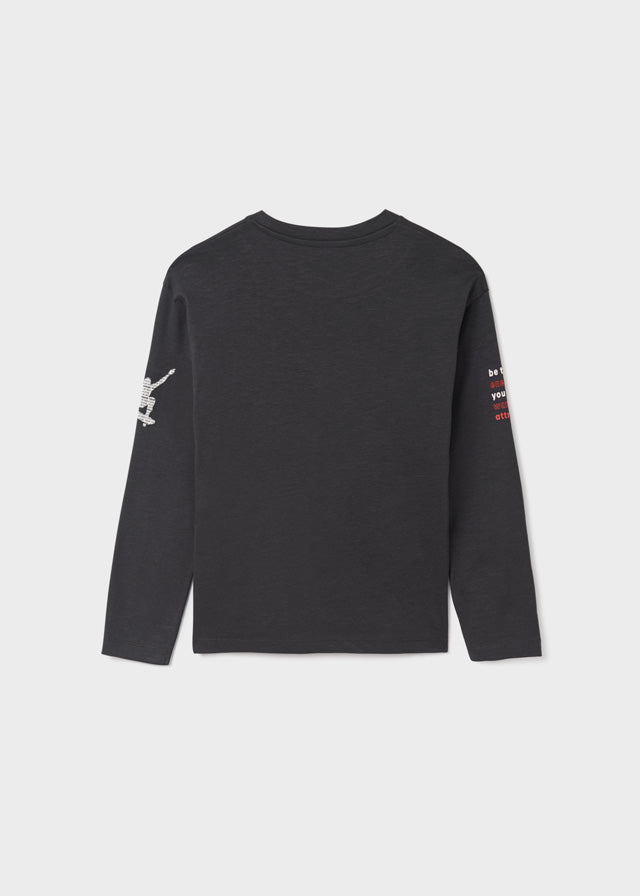 L/s shirt for teen boy - Carbon Mayoral