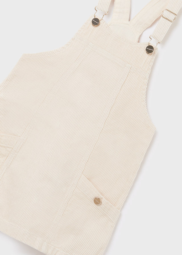 Corduroy overall skirt for teen girl - Chickpea Mayoral