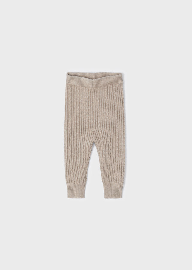 Knit leggings for baby girl - H. Mole Mayoral