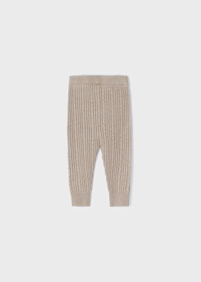 Knit leggings for baby girl - H. Mole Mayoral