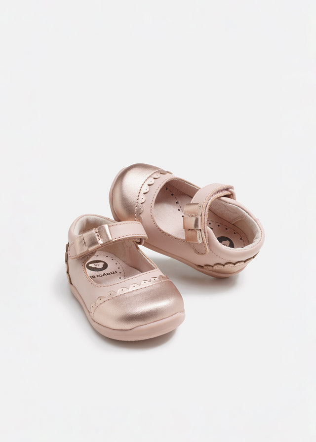 Mary jane shoes for baby girl - Nude Mayoral