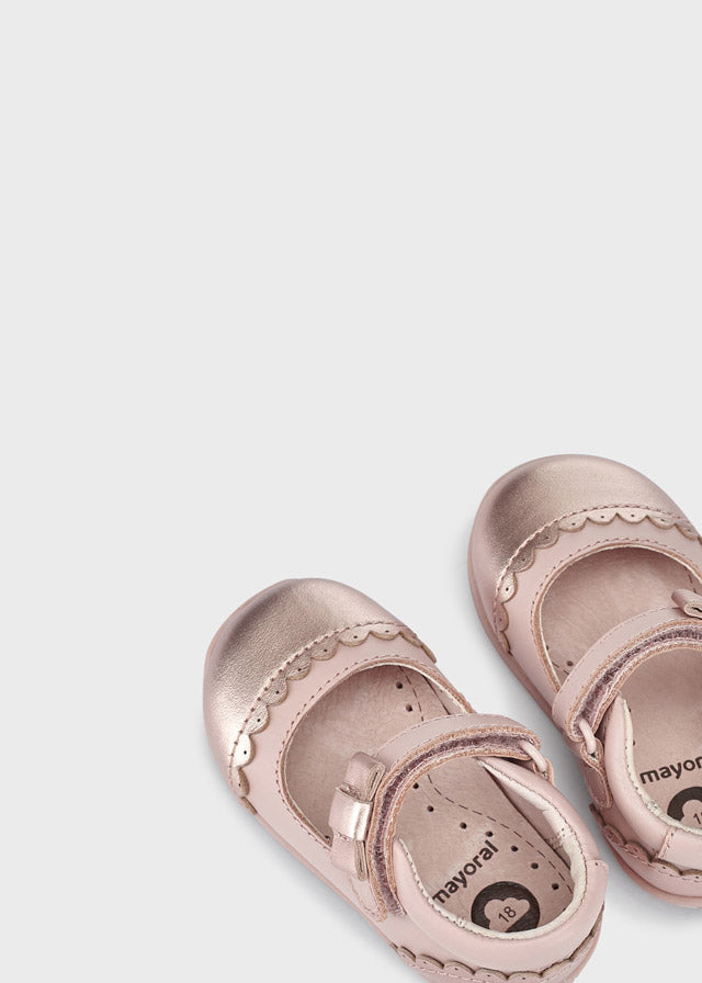 Mary jane shoes for baby girl - Nude Mayoral