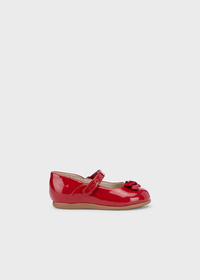 Patent leather mary jane for baby girl - Red Mayoral