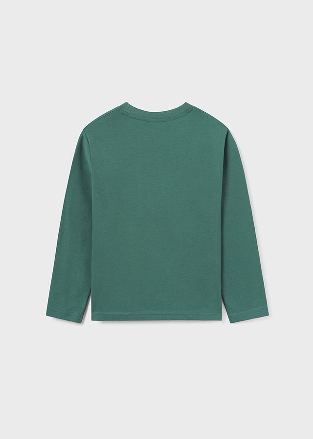 842- L/s basic t-shirt for teen boy - Mint Mayoral
