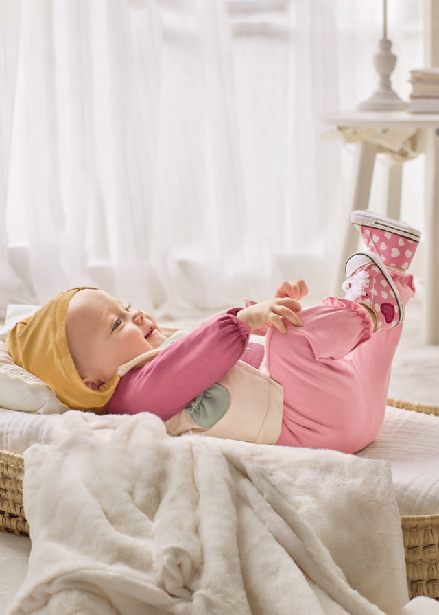 2666- 3 piece tracksuit for newborn girl - Candy Mayoral