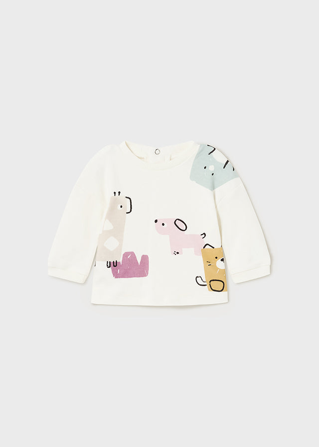 2666- 3 piece tracksuit for newborn girl - Candy Mayoral