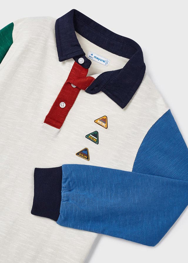 4103- L/s polo for boy - Cyan Mayoral